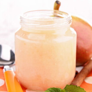 Puré de frutas suaves