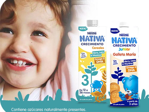 Nativa Creciminento Cereales y Galleta María