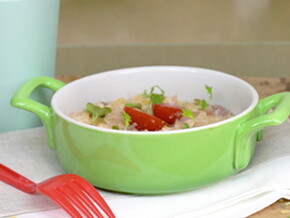 Pasta con tomate y ternera para bebés a partir de 1 año