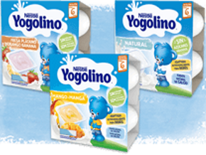 Tarrinas de lácteos infantiles YOGOLINO