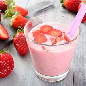 Batido de fresa