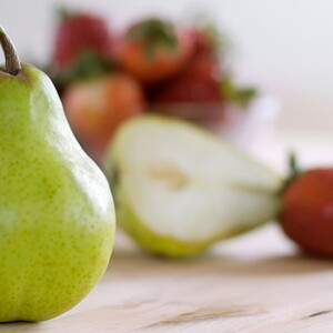 Batido de fresa y pera