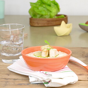 Puré de lentejas con tofu para bebés a partir de 1 año