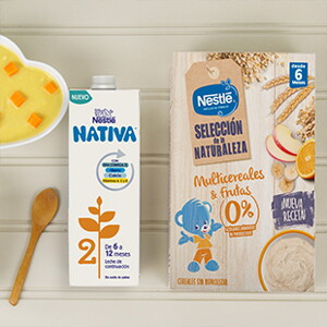 Puré de coliflor, zanahoria y cereales