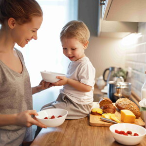 Cómo deben ser los desayunos para niños de 1 a 3 años