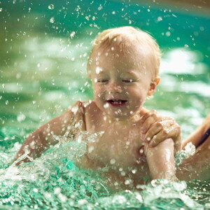 Bebé en el agua