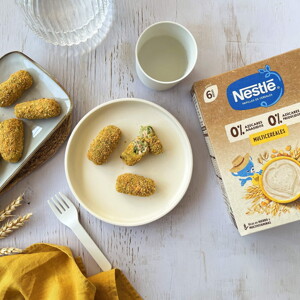 Croquetas de salmón y brócoli 