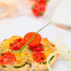 Vitaminas y embarazo: receta con queso y calabacín