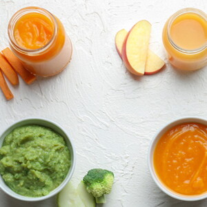 Guía de texturas en comidas para bebés