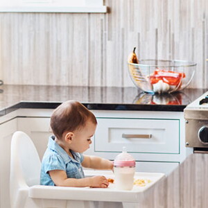 Saca la trona del bebé y…¡Comida familiar!