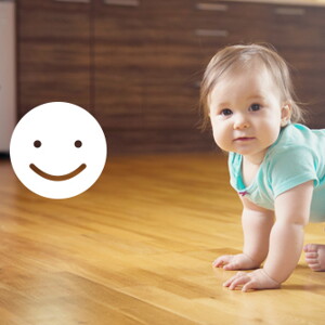 De gatear... ¡a sus primeros pasos!