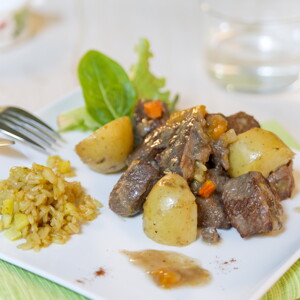 Vitaminas y embarazo: receta con ternera