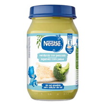 NESTLÉ Purés comida y Cena Verduritas con pescado