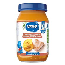 NESTLÉ Purés comida y Cena Verduritas con pavo
