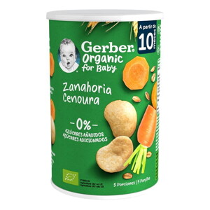 Snacks ecológicos GERBER Puffs con Zanahoria