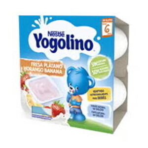 YOGOLINO Fresa Plátano (sin azúcar añadido*)