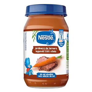 NESTLÉ Purés comida y Cena Jardinera de Ternera