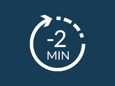 Respuesta en menos de dos minutos.